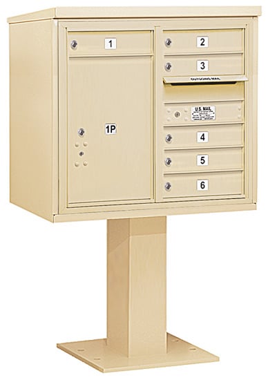 3407D06 Salsbury Commercial 4C Pedestal Mailboxes