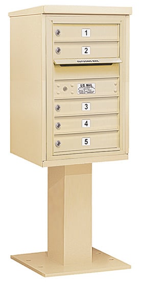 3407D05 Salsbury Commercial 4C Pedestal Mailboxes