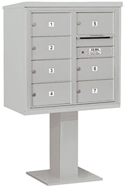 Salsbury 4C Pedestal 3408D-07 Gray