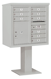 Salsbury 4C Pedestal 3408D-09 Gray