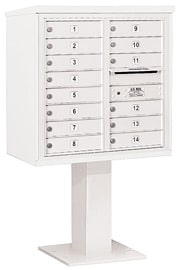 Salsbury 4C Pedestal 3408D-14 White