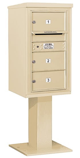 3408S03 Salsbury Commercial 4C Pedestal Mailboxes