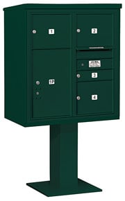 Salsbury 4C Pedestal 3409D-04 Green