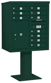 Salsbury 4C Pedestal 3409D-10 Green