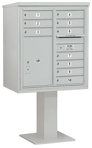 Salsbury 4C Pedestal 3409D-10 Gray
