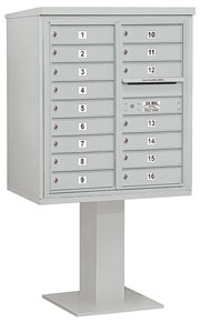 Salsbury 4C Pedestal 3409D-16 Gray