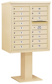 Salsbury 4C Pedestal 3409D-16 Sandstone