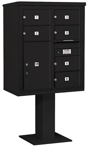 Salsbury 4C Pedestal 3410D-06 Black