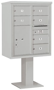 Salsbury 4C Pedestal 3410D-06 Gray