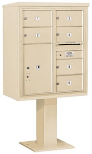 Salsbury 4C Pedestal 3410D-06 Sandstone