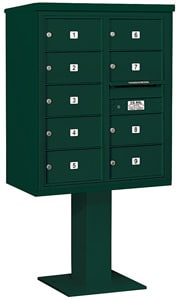 Salsbury 4C Pedestal 3410D-09 Green