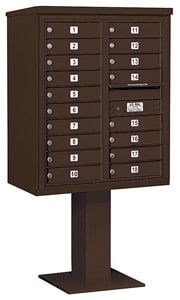 Salsbury 4C Pedestal 3410D-18 Bronze