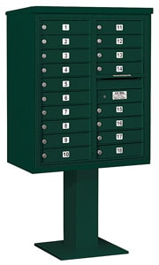Salsbury 4C Pedestal 3410D-18 Green
