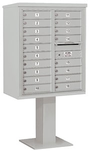 Salsbury 4C Pedestal 3410D-18 Gray