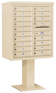 Salsbury 4C Pedestal 3410D-18 Sandstone