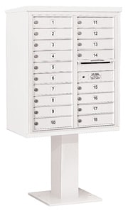Salsbury 4C Pedestal 3410D-18 White