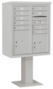 Salsbury 4C Pedestal 3410DA-09 Gray