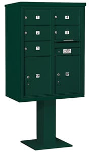 Salsbury 4C Pedestal 3411D-05 Green