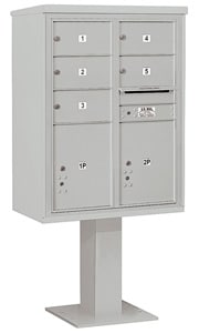 Salsbury 4C Pedestal 3411D-05 Gray