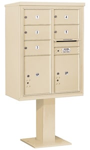 Salsbury 4C Pedestal 3411D-05 Sandstone