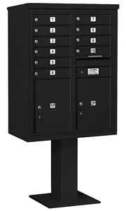 Salsbury 4C Pedestal 3411D-10 Black