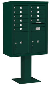 Salsbury 4C Pedestal 3411D-10 Green