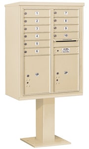 Salsbury 4C Pedestal 3411D-10 Sandstone