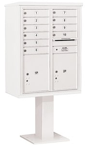 Salsbury 4C Pedestal 3411D-10 White