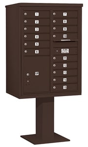 Salsbury 4C Pedestal 3411D-15 Bronze