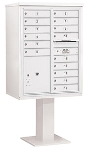 Salsbury 4C Pedestal 3411D-15 White