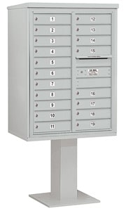 Salsbury 4C Pedestal 3411D-19 Gray