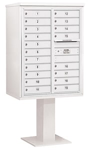 Salsbury 4C Pedestal 3411D-19 White