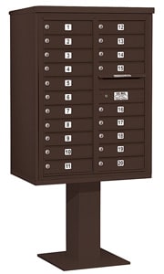 Salsbury 4C Pedestal 3411D-20 Bronze