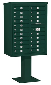 Salsbury 4C Pedestal 3411D-20 Green