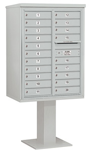 Salsbury 4C Pedestal 3411D-20 Gray