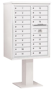 Salsbury 4C Pedestal 3411D-20 White
