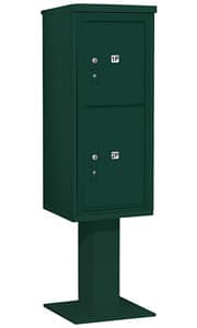 Salsbury 4C Pedestal 3411S-2P Green