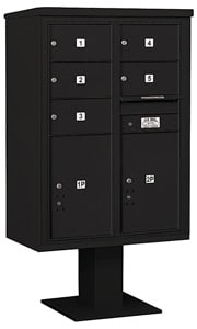 Salsbury 4C Pedestal 3412D-05 Black