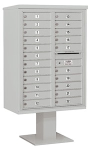 Salsbury 4C Pedestal 3412D-22 Gray