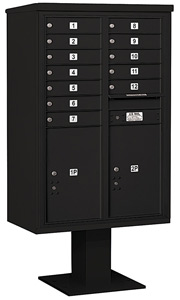 Salsbury 4C Pedestal 3413D-12 Black