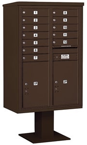 Salsbury 4C Pedestal 3413D-12 Bronze