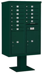 Salsbury 4C Pedestal 3413D-12 Green
