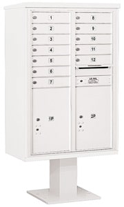Salsbury 4C Pedestal 3413D-12 White