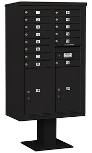 Salsbury 4C Pedestal 3414D-14 Black