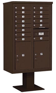 Salsbury 4C Pedestal 3414D-14 Bronze