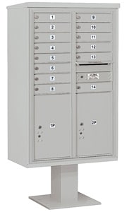 Salsbury 4C Pedestal 3414D-14 Gray