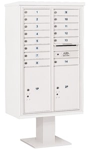 Salsbury 4C Pedestal 3414D-14 White