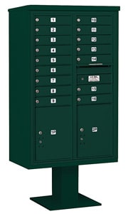 Salsbury 4C Pedestal 3414D-16 Green