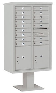 Salsbury 4C Pedestal 3414D-16 Gray