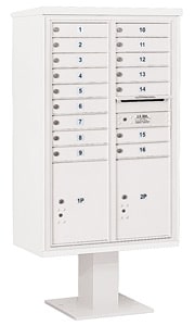 Salsbury 4C Pedestal 3414D-16 White